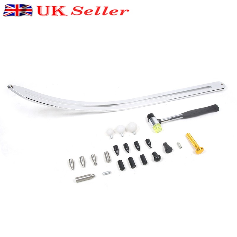 NEW Universal Car Fender Damage Repair Tools Flat Bar Dent Removal Kit Auto Dent