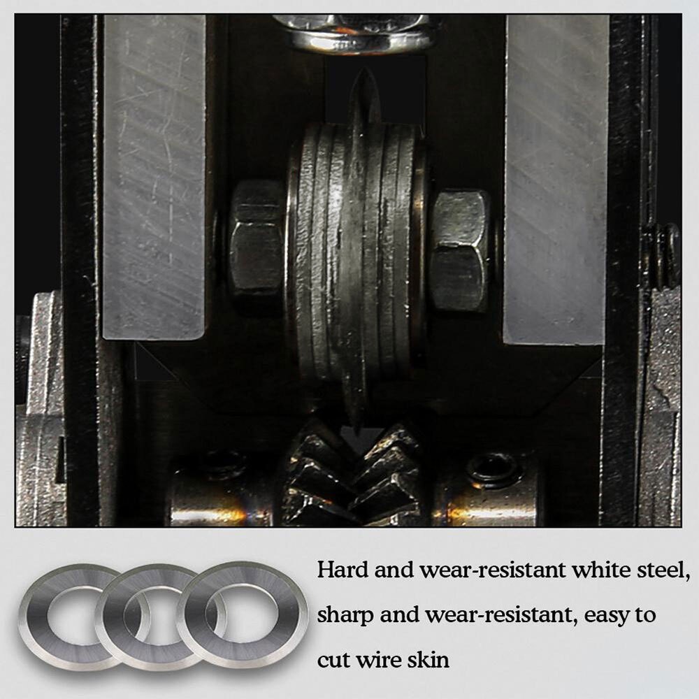 Manual Wire Stripping Machine Cable Stripper Crank Scrap Copper Cutter Recycle ╏