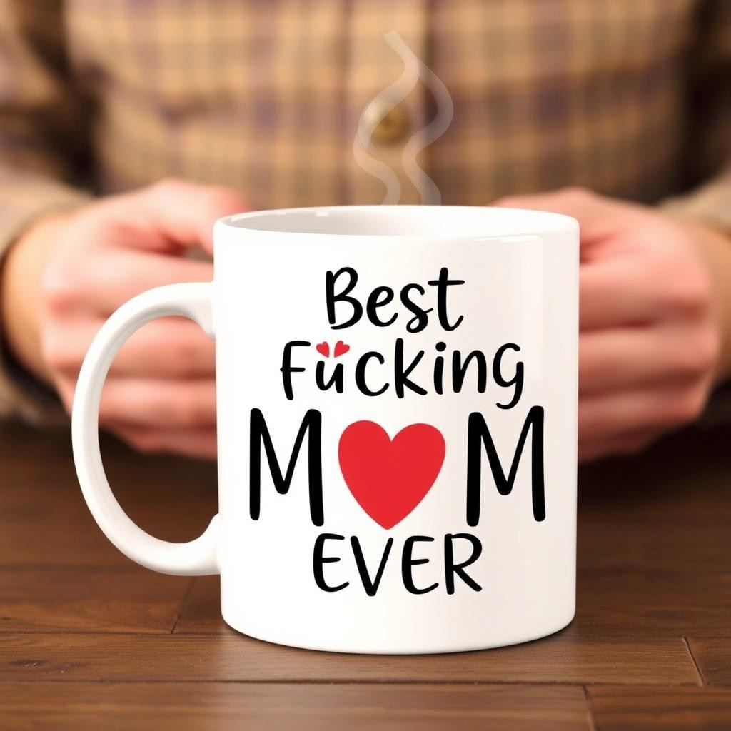 Cute World’s Best Mom Mug | Coffee Cup Gift for Amazing Mom | Love You Mom