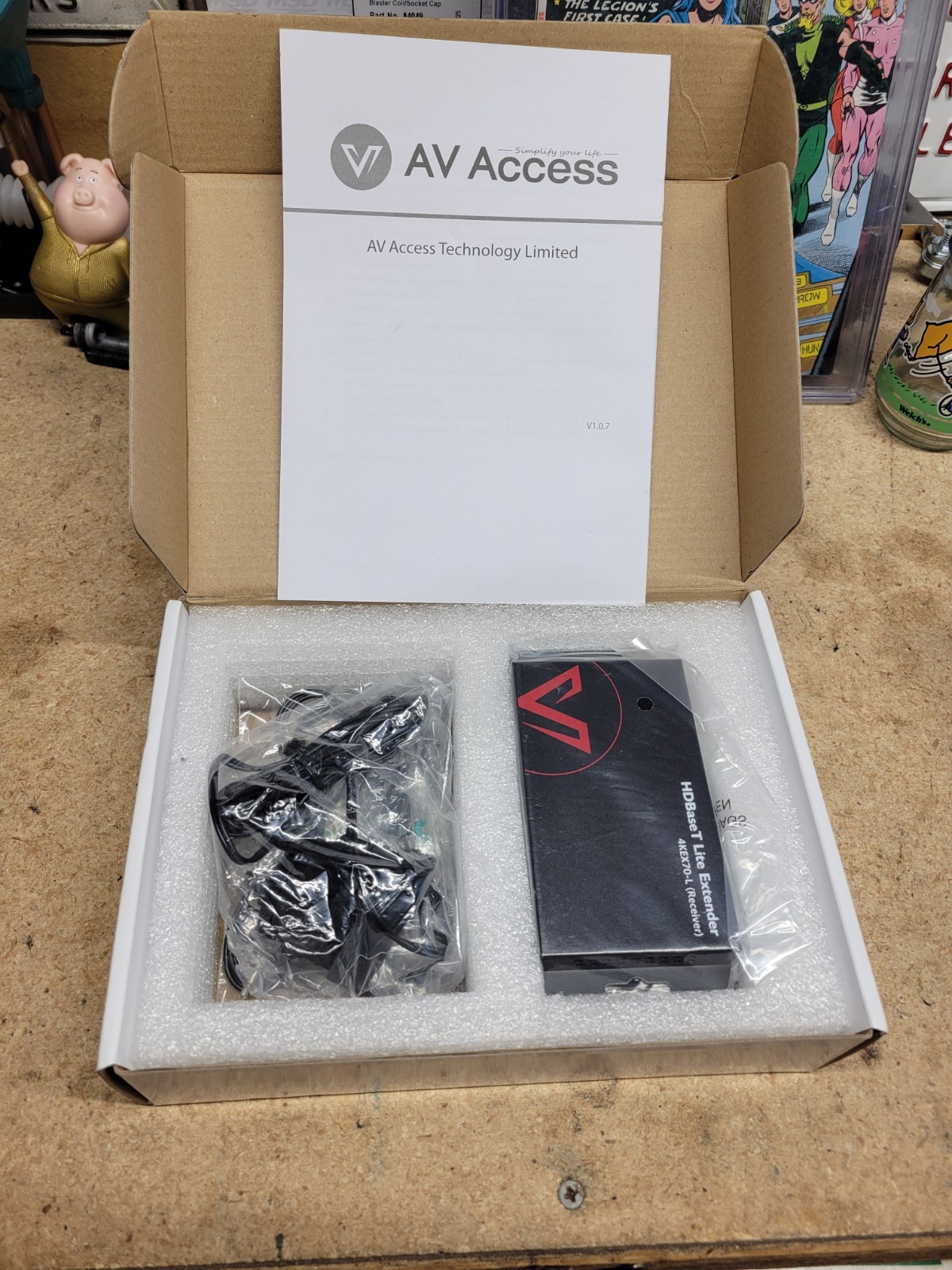 AV Access 70m HDBaseT Lite Extender 4KEX70-L (New)
