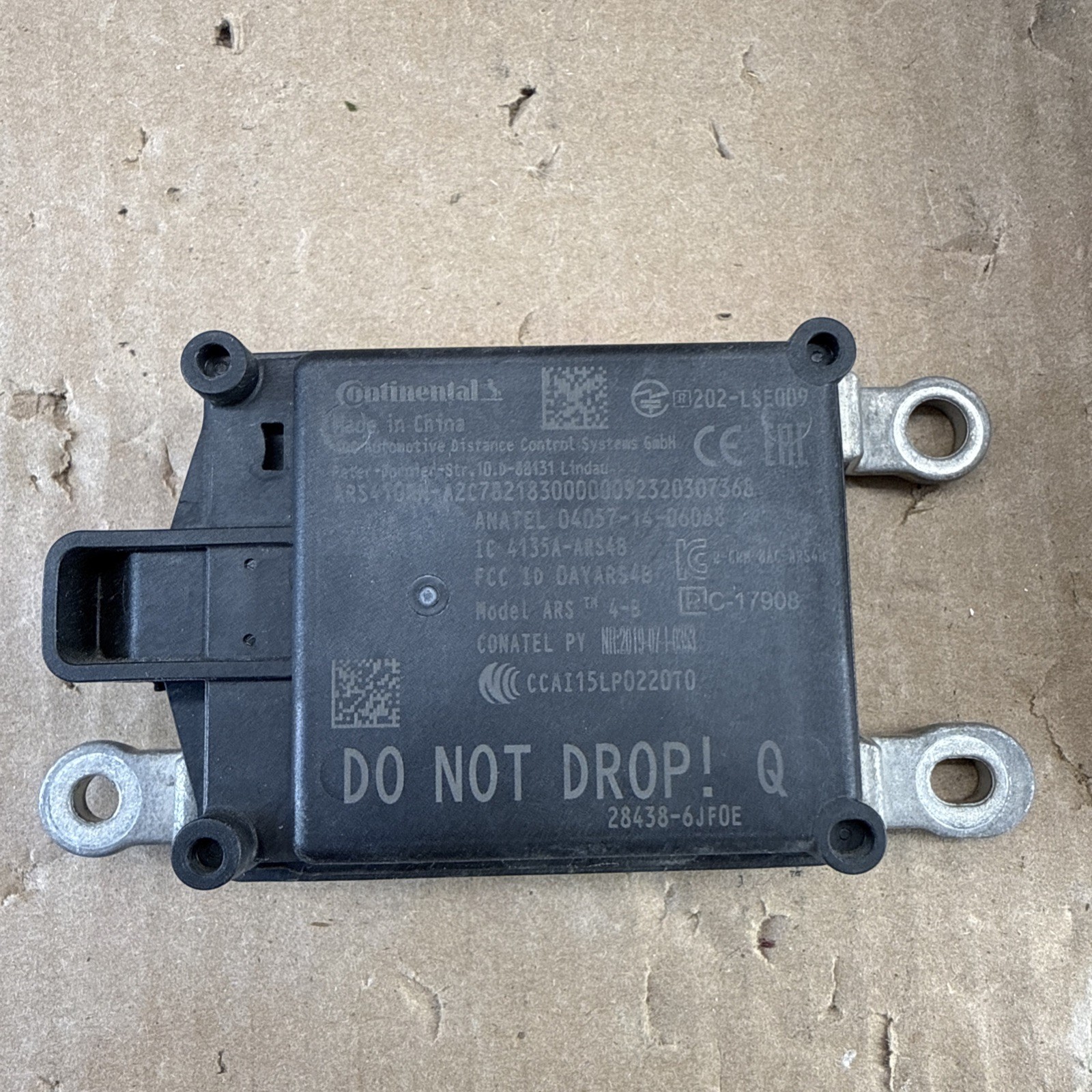 2023 - 2024 Nissan Armada Cruise Distance Radar Sensor 28438-6WK2D Used OEM