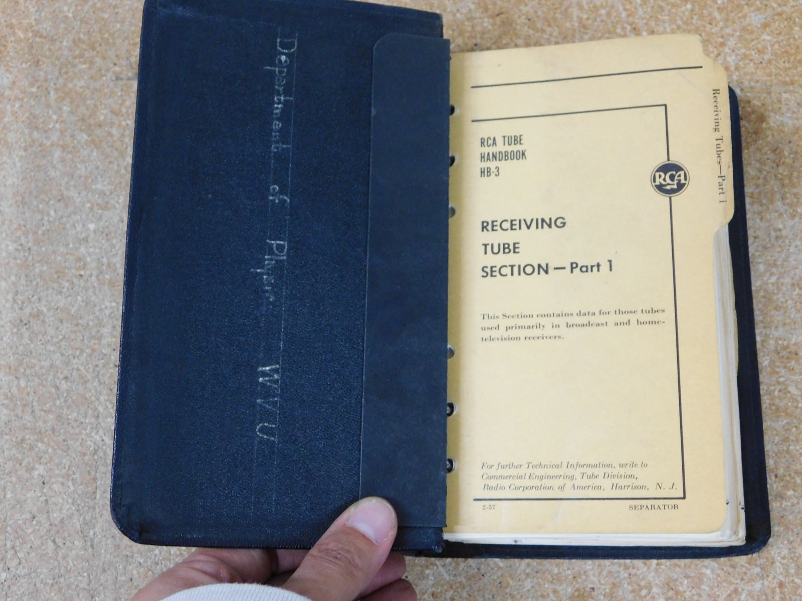RCA RCA  Receiving Tube Manual Section Part 1 Ham Radio Book (original)