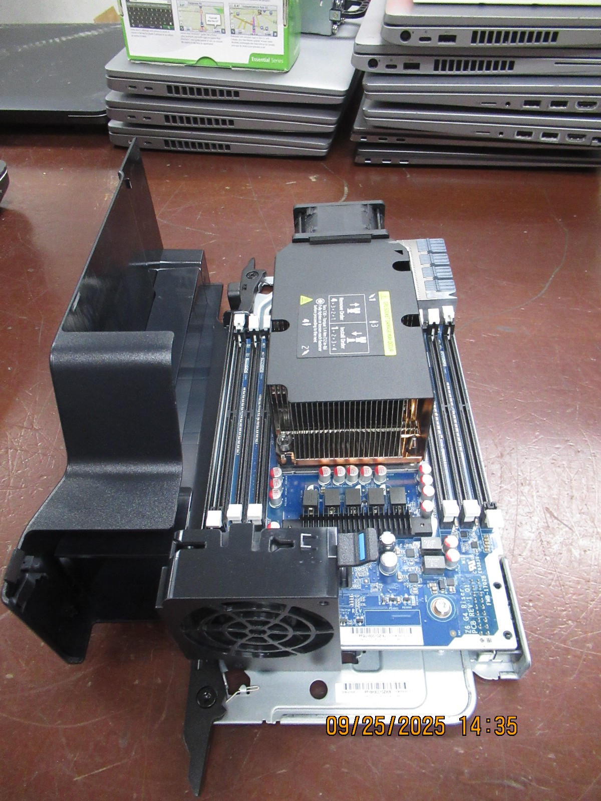 HP Z6 G4 2nd CPU Processor Riser Board Kit 844782-001 w/ Heatsink [NO MEMORY/CPU
