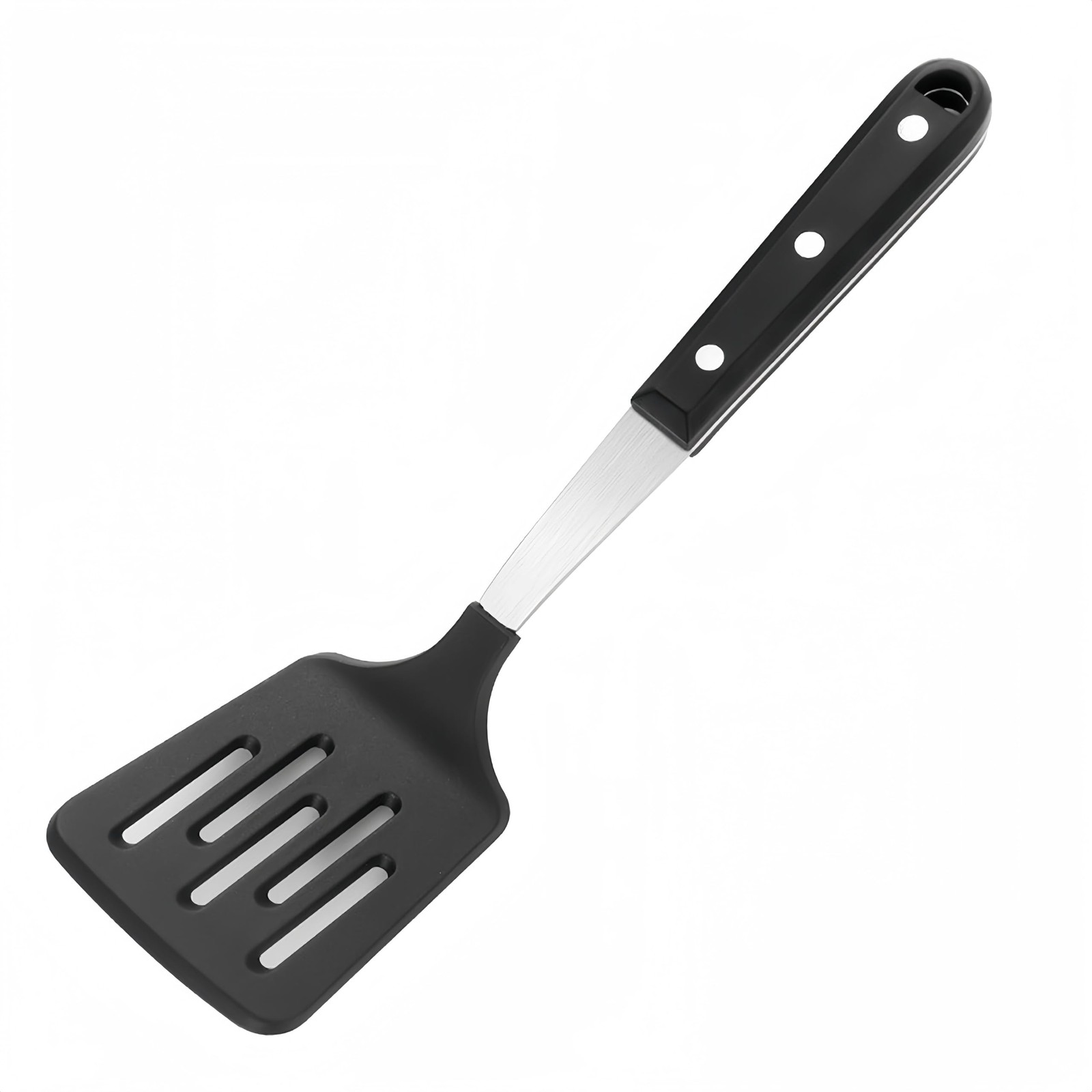 Stainless Steel Cooking Slotted Turner With Heat-resistant BPA-free nylon hea...
