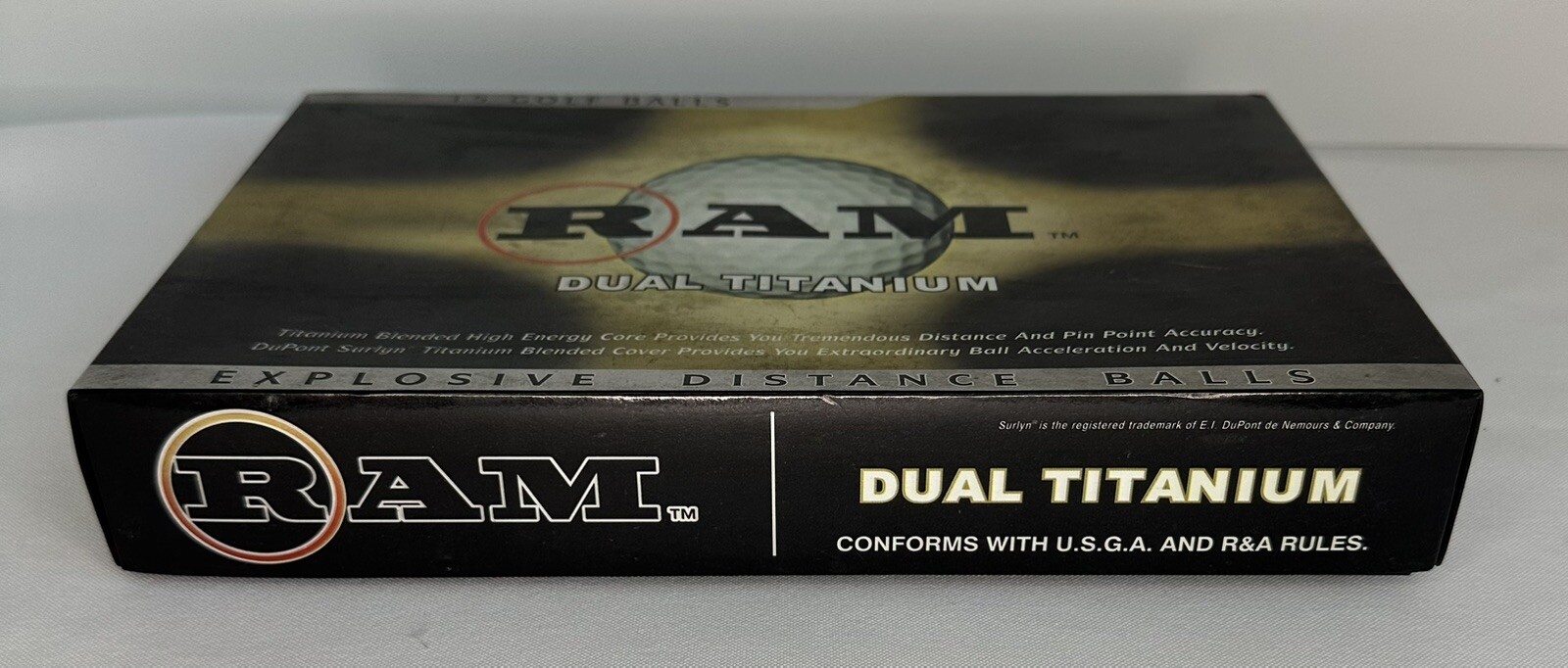 RAM Dual Titanium Explosive Distance Balls 9 Golf Balls