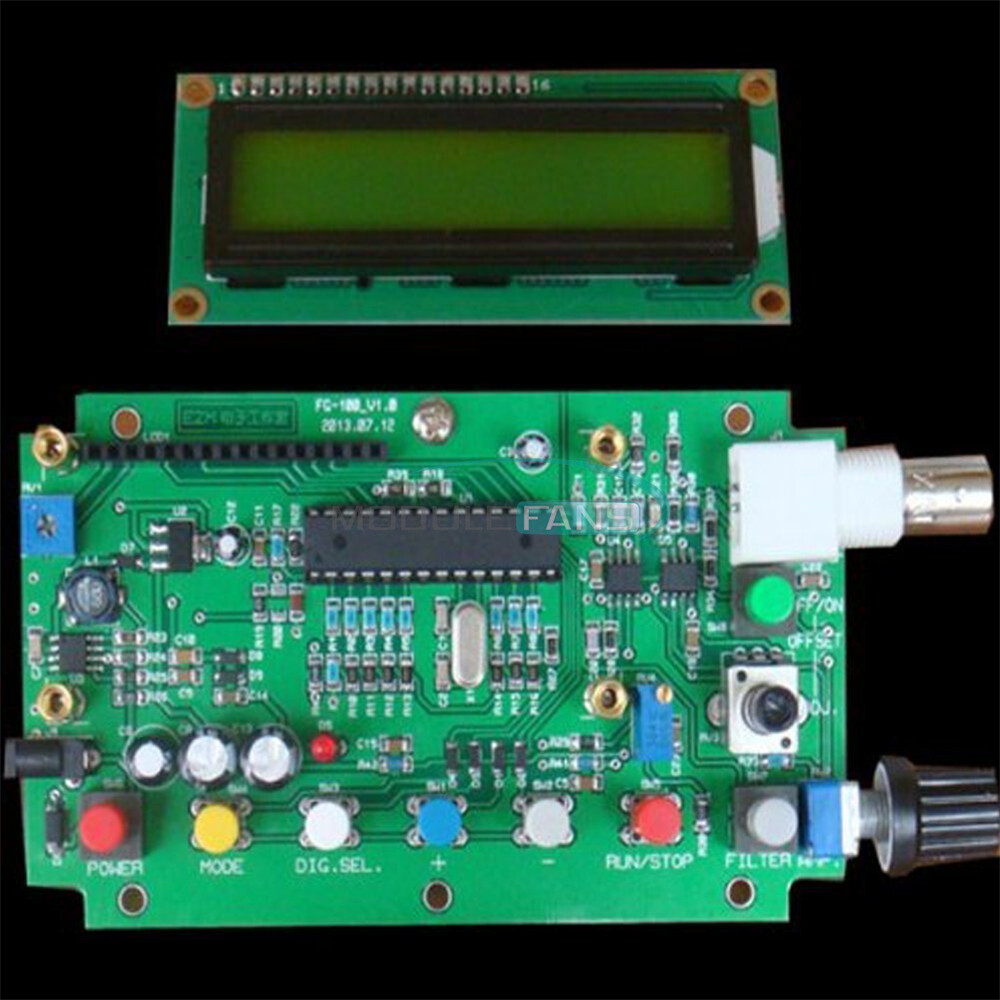 1HZ To 500KHz DDS Function Signal Generator Sine Square Triangle Wave Frequency