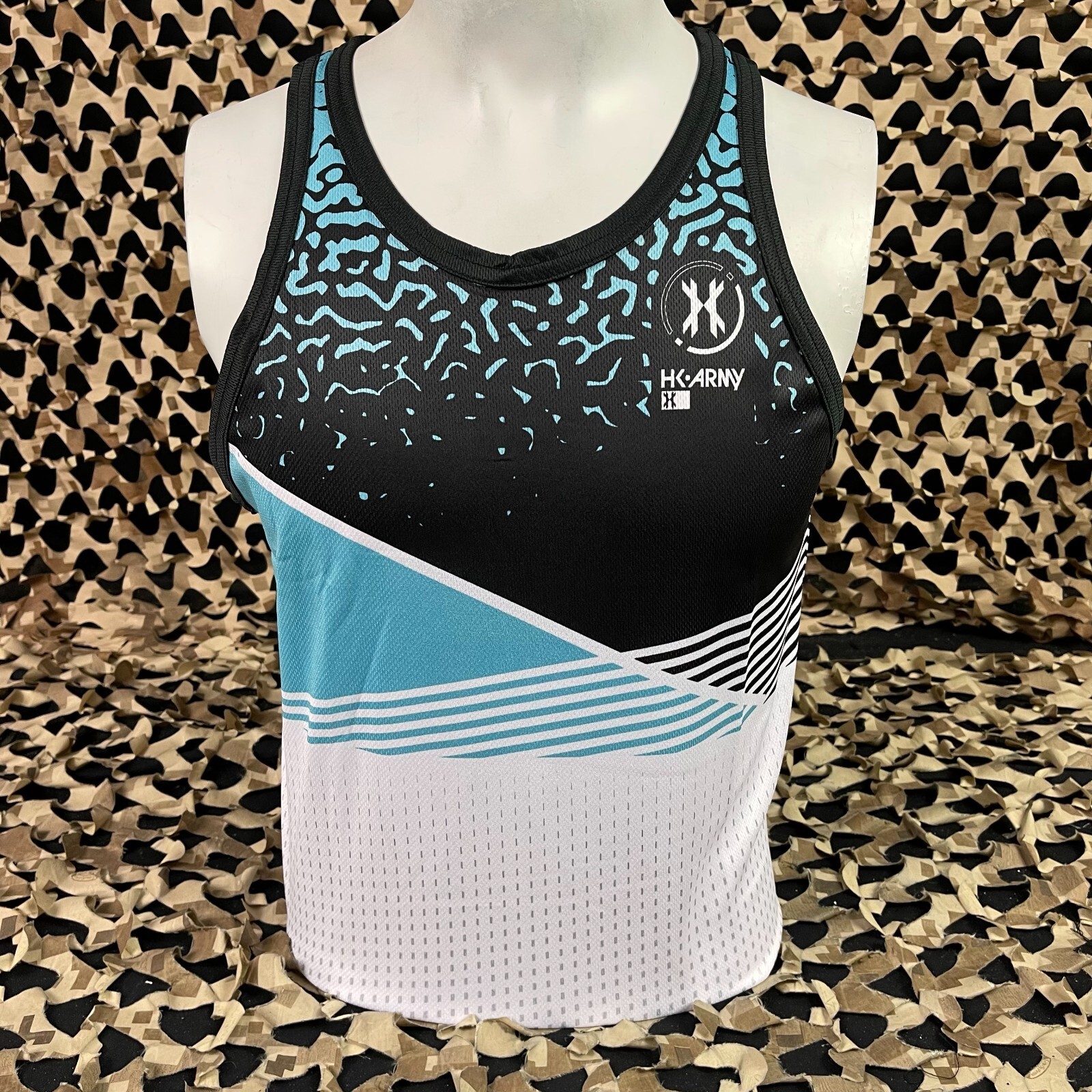NEW HK Army Dri Fit Tank Top - Faded Blue - Small