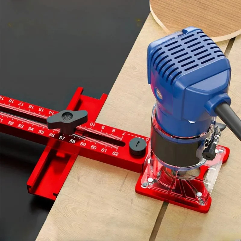3 in 1 Router Milling Groove Bracket Woodworking Cutting Circular Auxiliary
