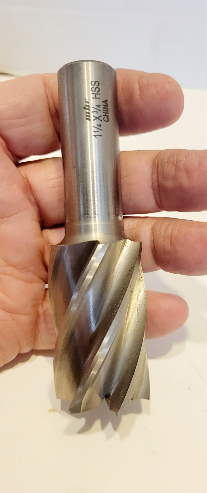 MHC 1-1/4 X 3/4 CUTTER MILING SPIRAL BIT NEVER USED