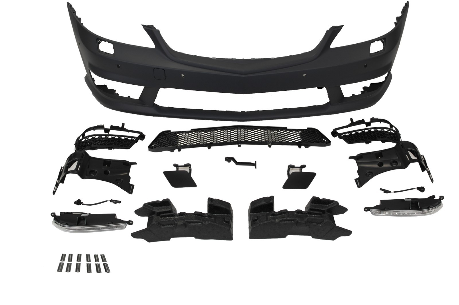 For MERCEDES BENZ 07-13 S Class W221  S63/S65 AMG Style Front Bumper with PDC
