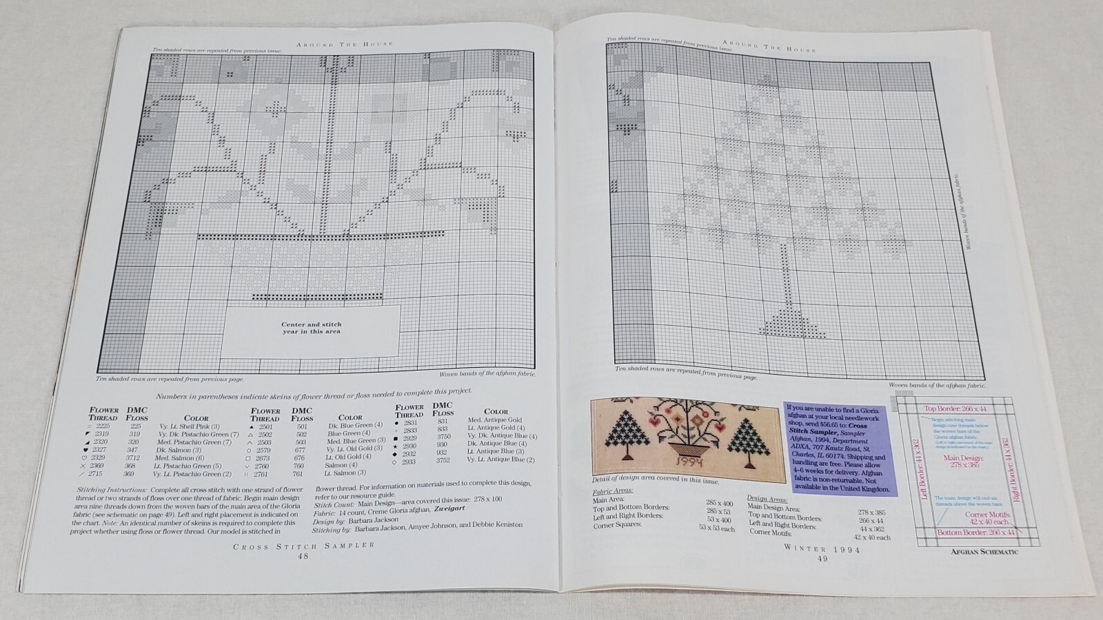 Lot of 9 Needlepoint & Cross Stitch Design Pattern Books & Samplers