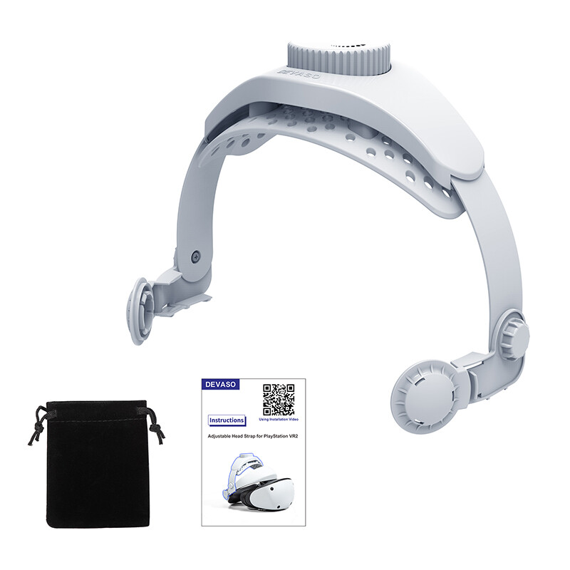 Head Strap for PlayStation VR2 Headset Adjustable Replace Headband Accessories