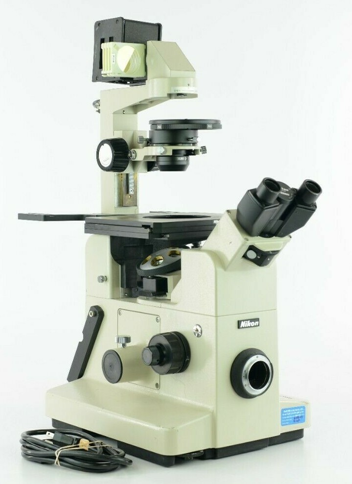 Nikon Diaphot Inverted Binocular Microscope - Phase Contrast 2 - TMD D 30/47