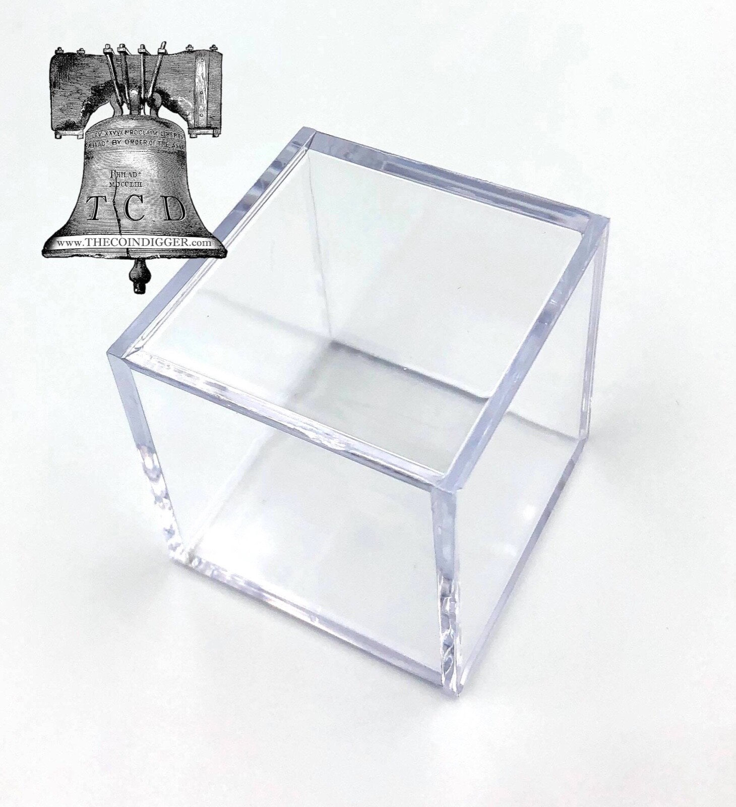 2 Golf Ball Holder Display Square Storage Case BCW 2x2x2 Stackable Cube Stand