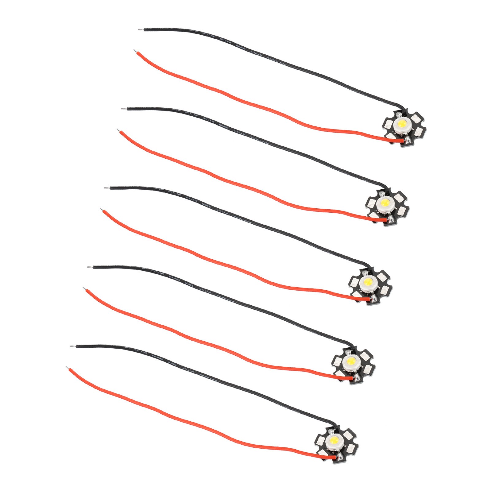 5Pcs 0.8" 700mA 3W LED Chip Bulb COB Light Beads Warm White 2800-3500K