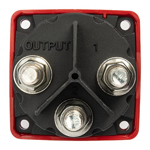300A Battery Combiner and Selector Switch 4 300A Selector 4 Position Red