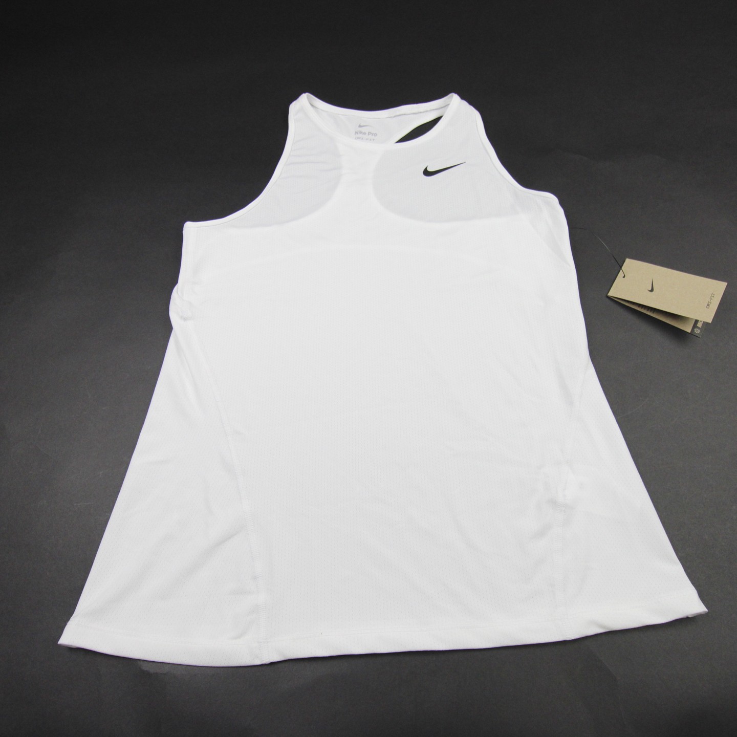 Nike Pro Dri-Fit Sleeveless Shirt Women's White New with Tags Multiple Sizes