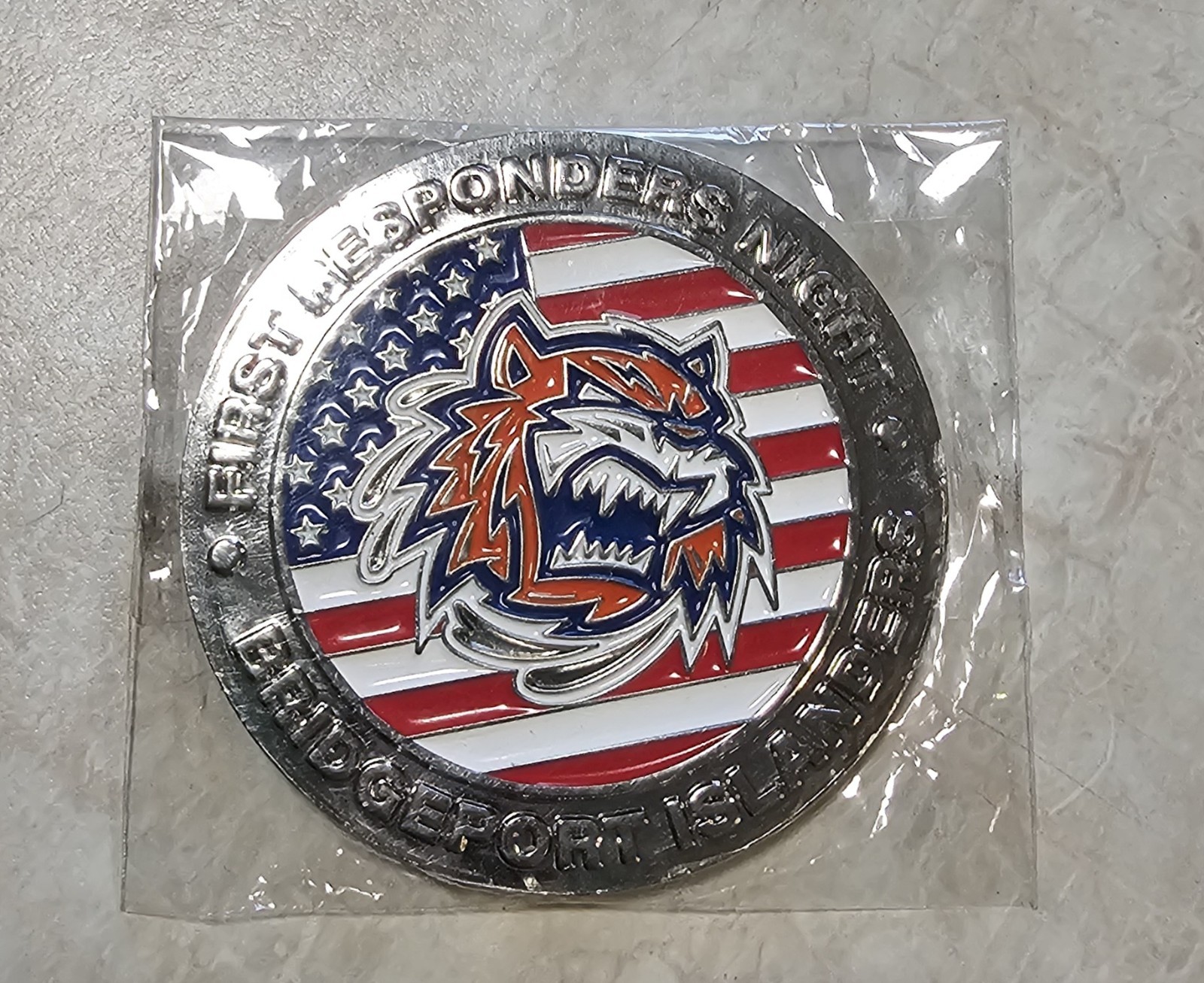 New First Responders Challenge Coin Bridgeport Islanders