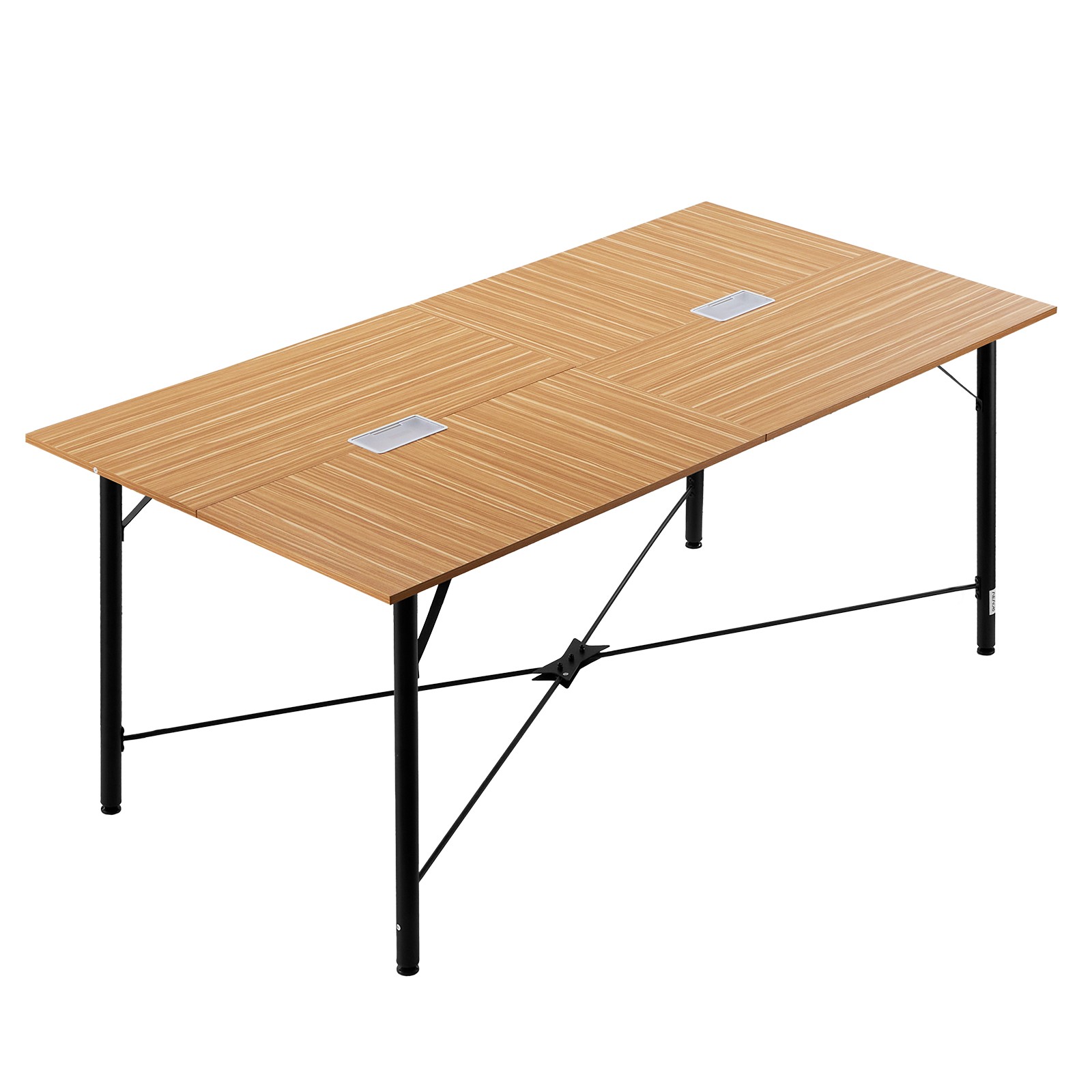 VEVOR Conference Table 6 ft Boat Shaped Office Meeting Table for 6-8 Person