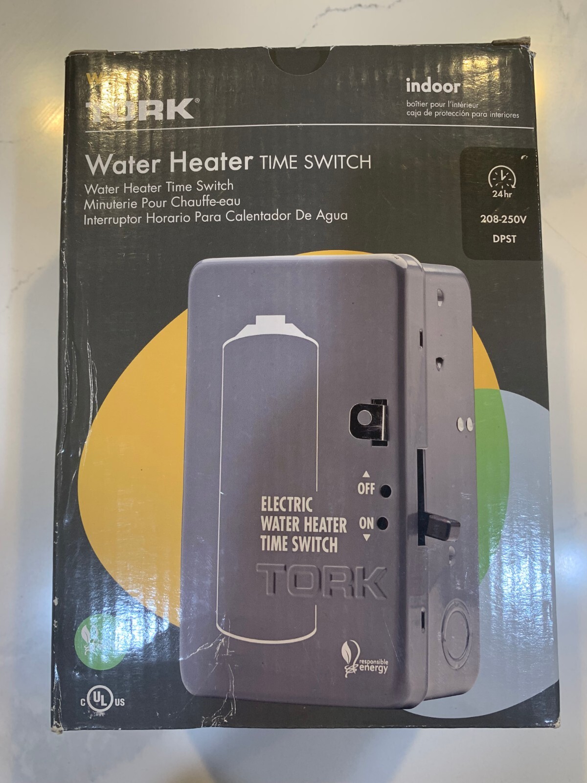 Tork Indoor Water Heater Time Switch WH2B