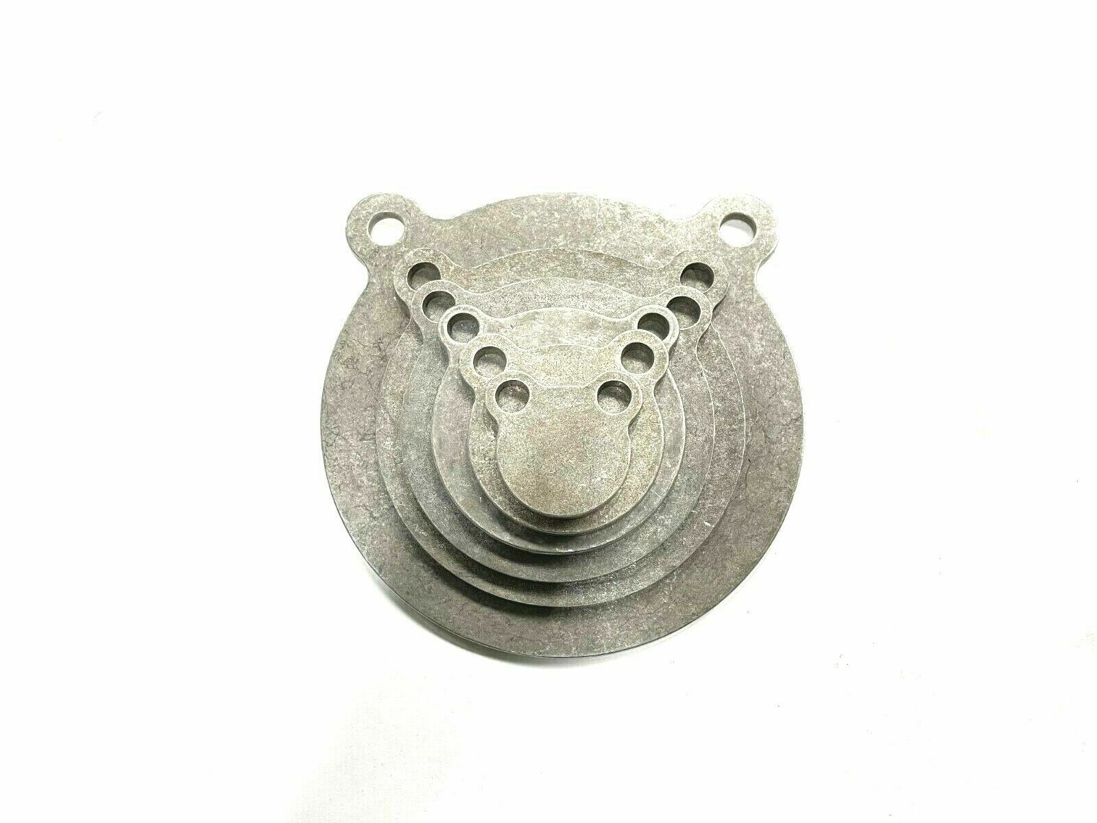 AR500 1/2" Steel Shooting Target Gong 6pc Set 2,3,4,5,6,8"