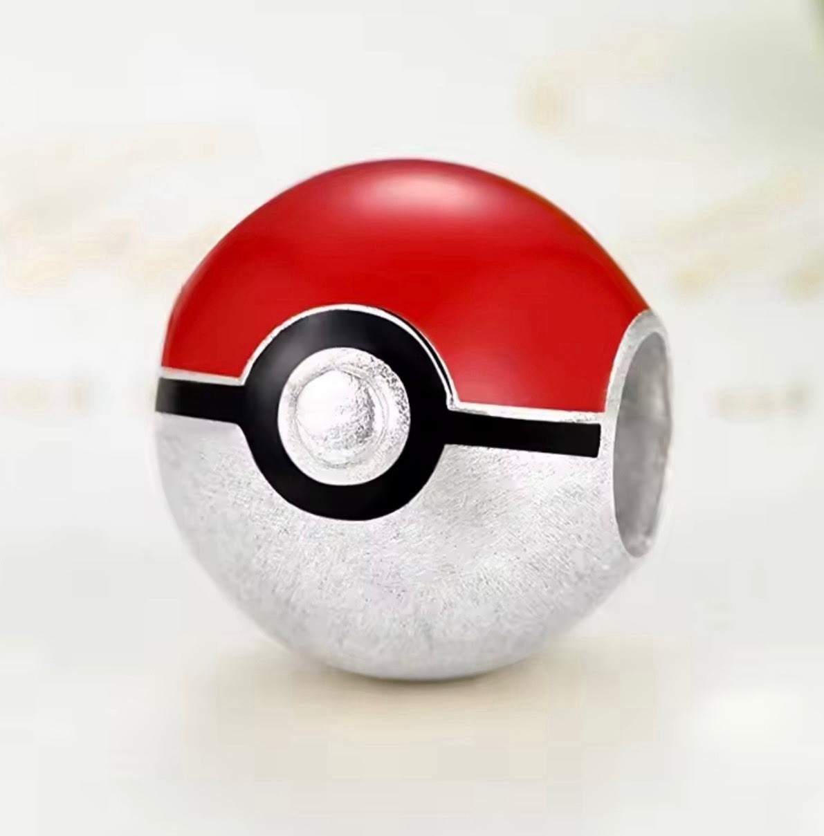 V373 S925 STERLING POKÉMON GO BALL BEAD CHARM