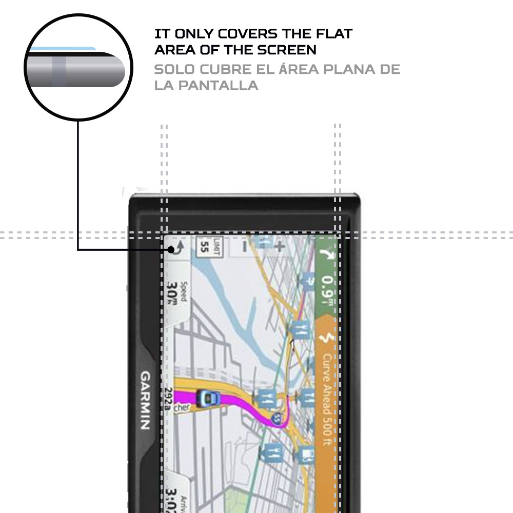 ANTISHOCK Screen protector for Garmin Drive 60