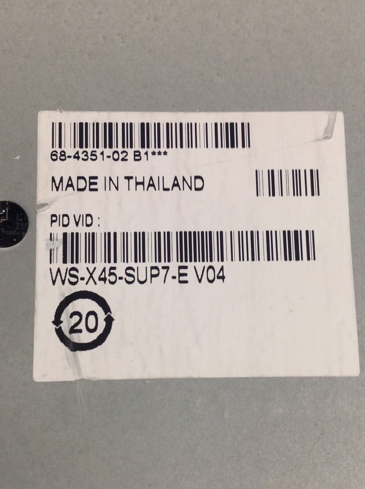 Cisco WS-X45-SUP7-E Supervisor Engine Module for Cisco Catalyst 4500E Series