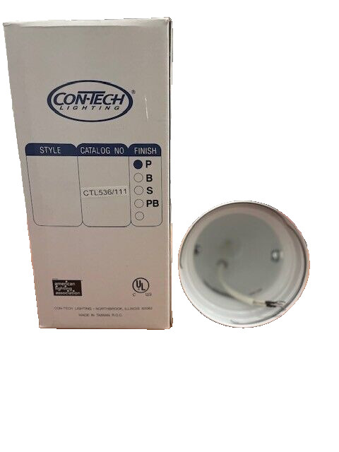 Con-tech CTL536 Classic Bell Low Voltage AR111 Spot Track Fixture
