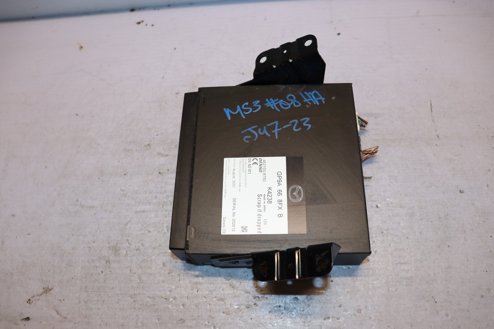 2007-2009 Mazdaspeed3 MS3 GPS Navigation DVD ROM Driver OEM