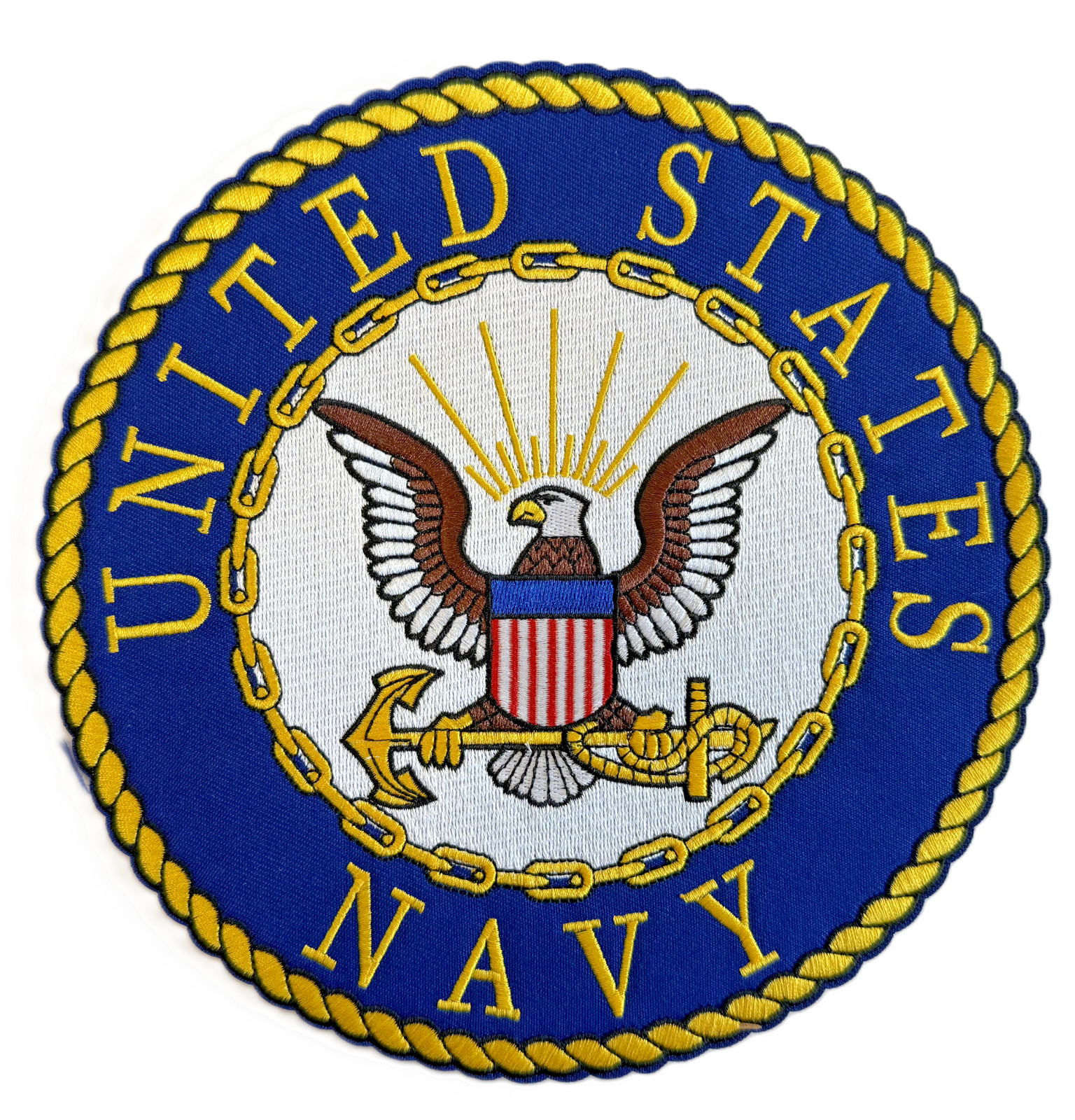 U.S. NAVY  8"  Patch for Vests or Jackets