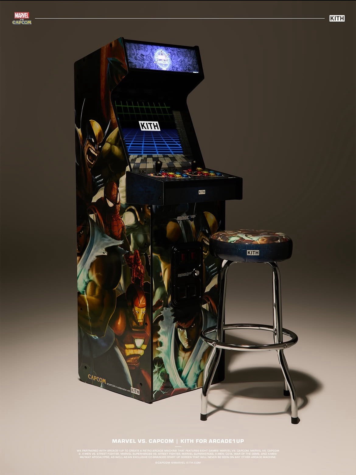 Kith for ARCADE1UP Marvel Vs. Capcom 2 Arcade - BRAND NEW in original packaging