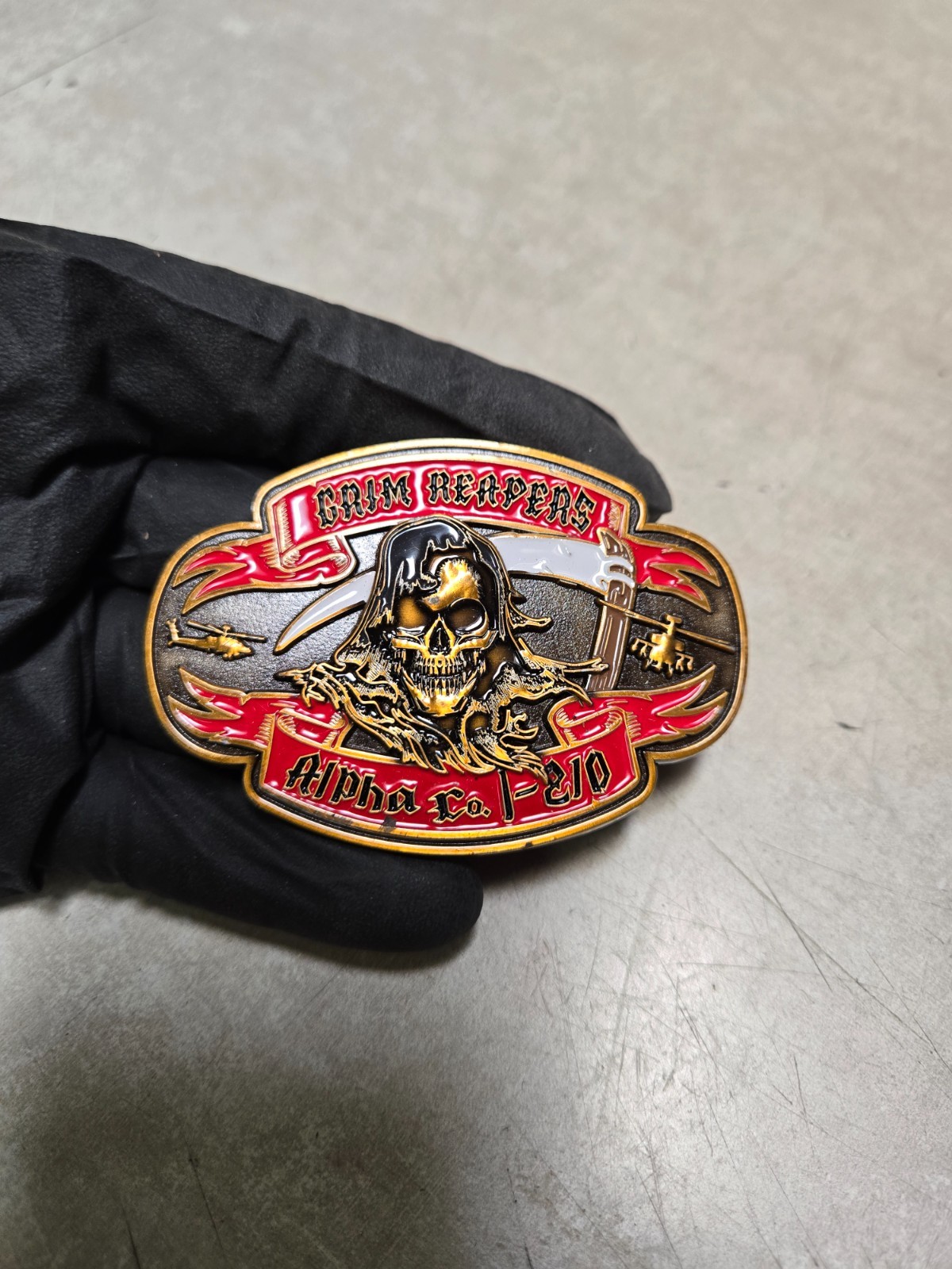 Grim Reapers Alpha Co Challenge Coin