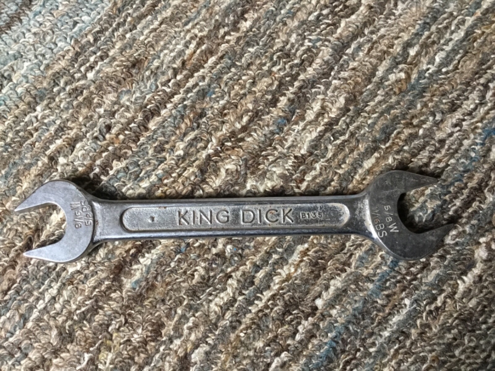 KING DICK OPEN ENDED SPANNER – 9/16 W, 5/8 BS AND 5/8 W, 11/16 BS - Spanner