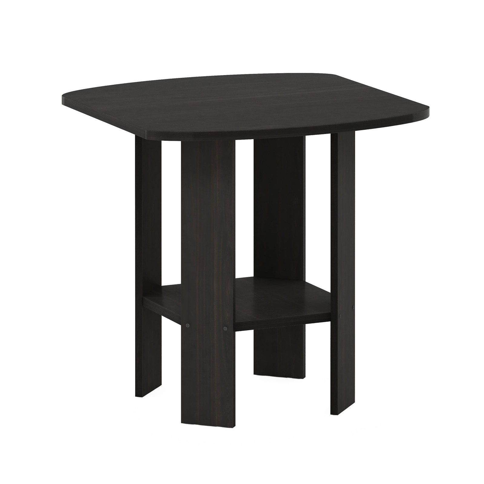 Contemporary Engineered Wood Simple Design End Table in Espresso
