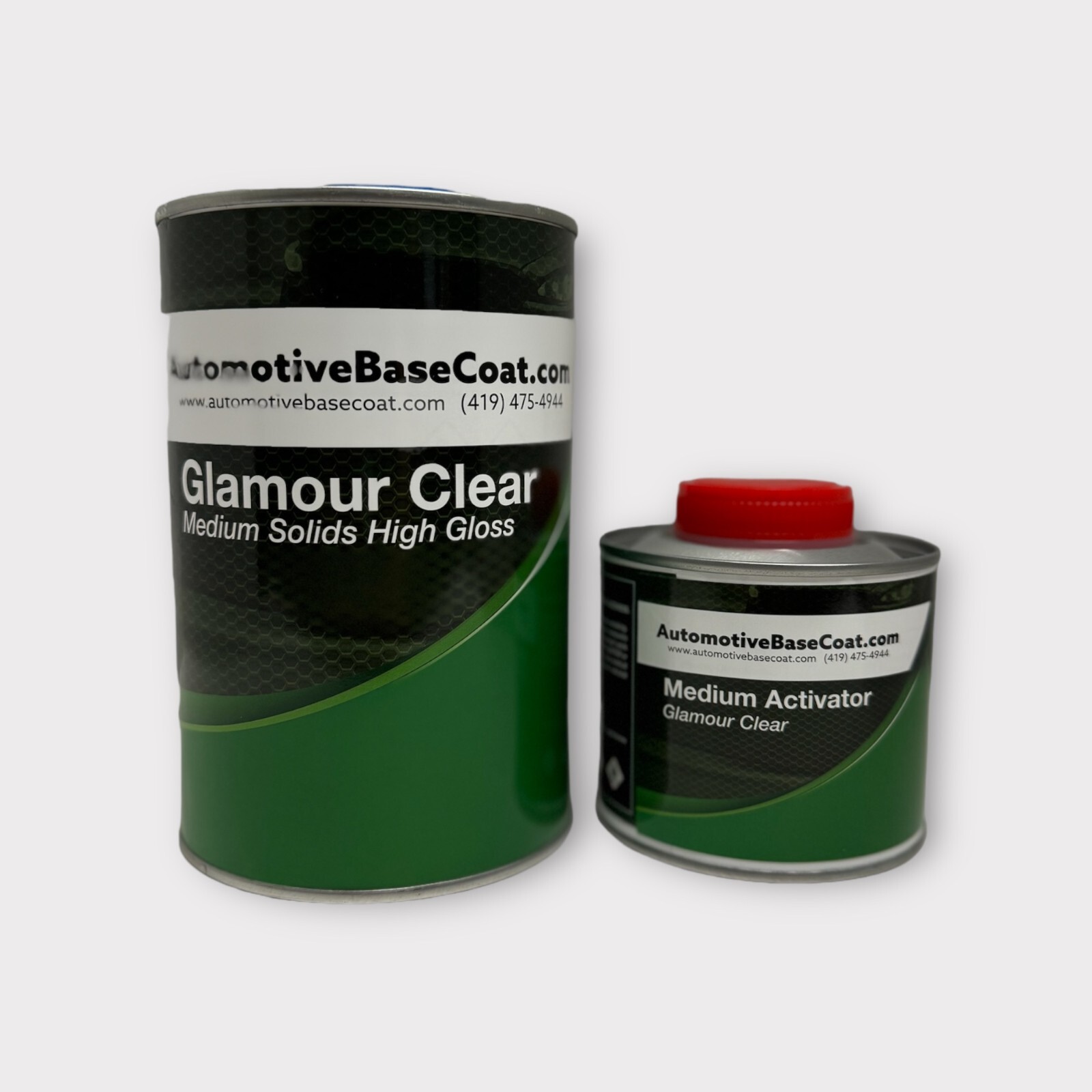 High Gloss Urethane Clear coat Quart Kit 4:1 with Medium Activator