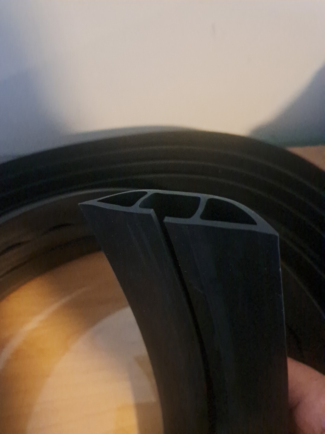 Cable Protector Black 25'FT Size 3"× 0.75" 0.75"× 0.50" PVC