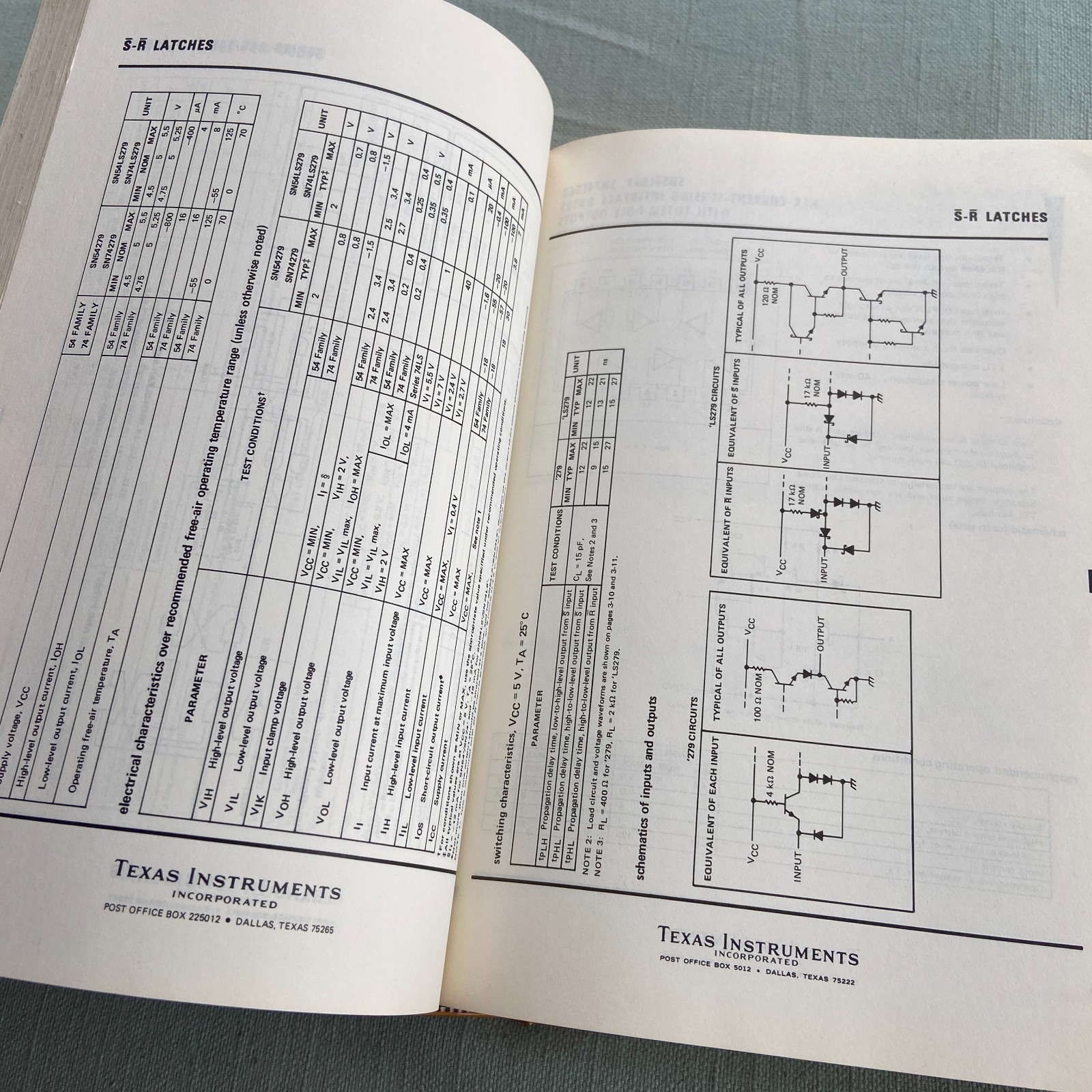Book Lot Texas Instruments TTL Data 2nd Ed. Supplement Circuits Interface Linear