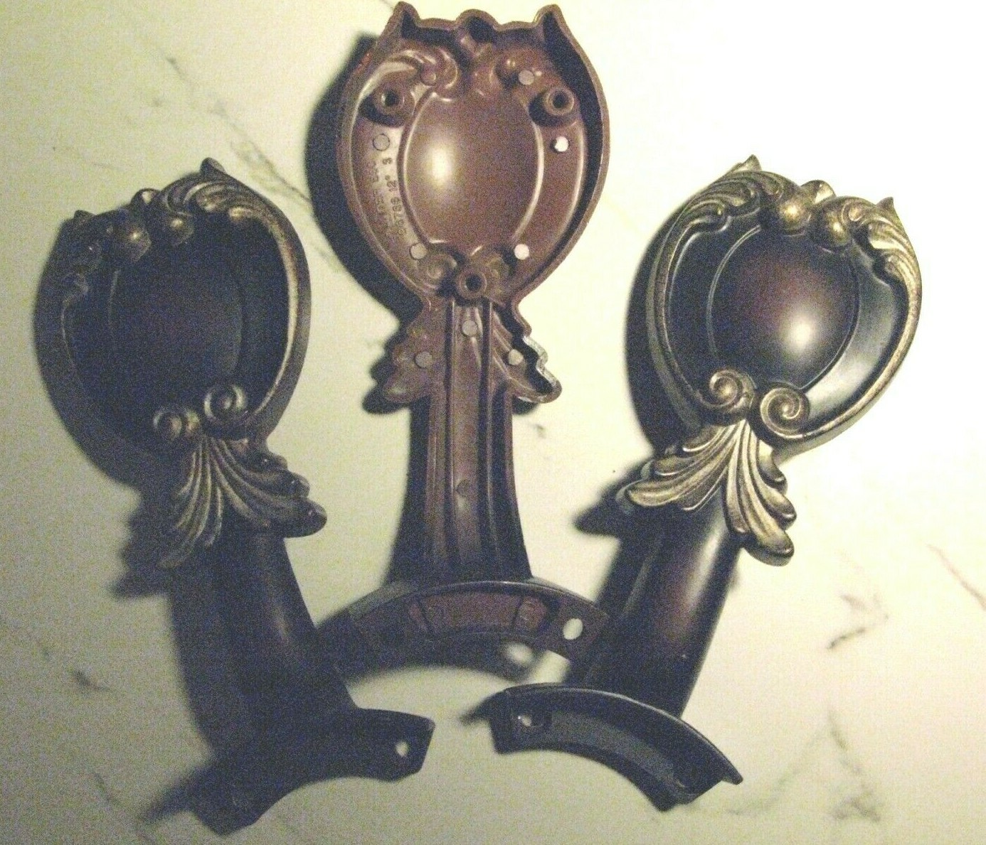 VTG Ceiling Fan Replace Blade Arms antique brown Hunter 530 96786 12o Georgetown