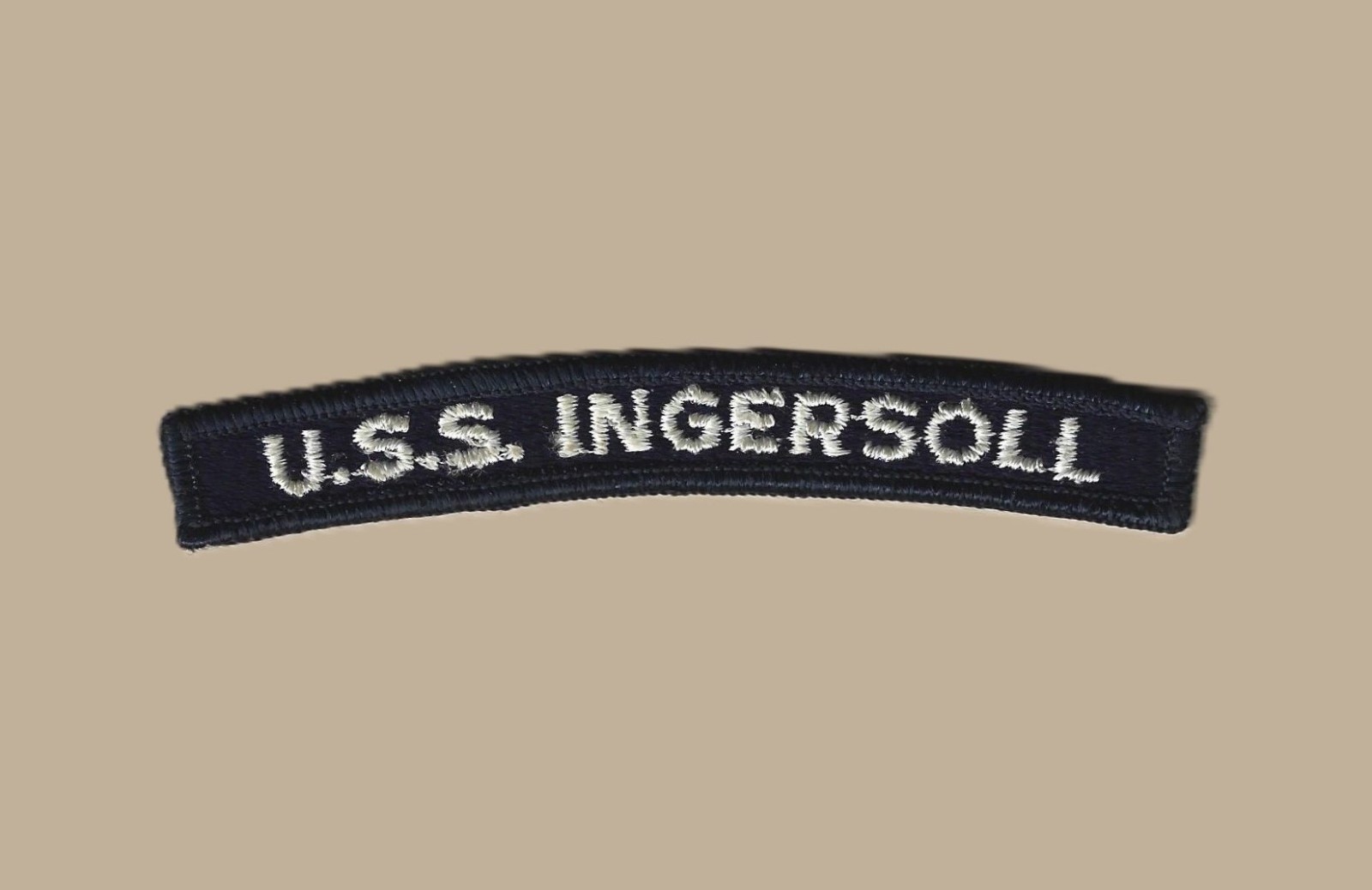 US Navy DD-990 USS Ingersoll Destroyer 1980-1998 UIM Shoulder Rocker Tab (01)