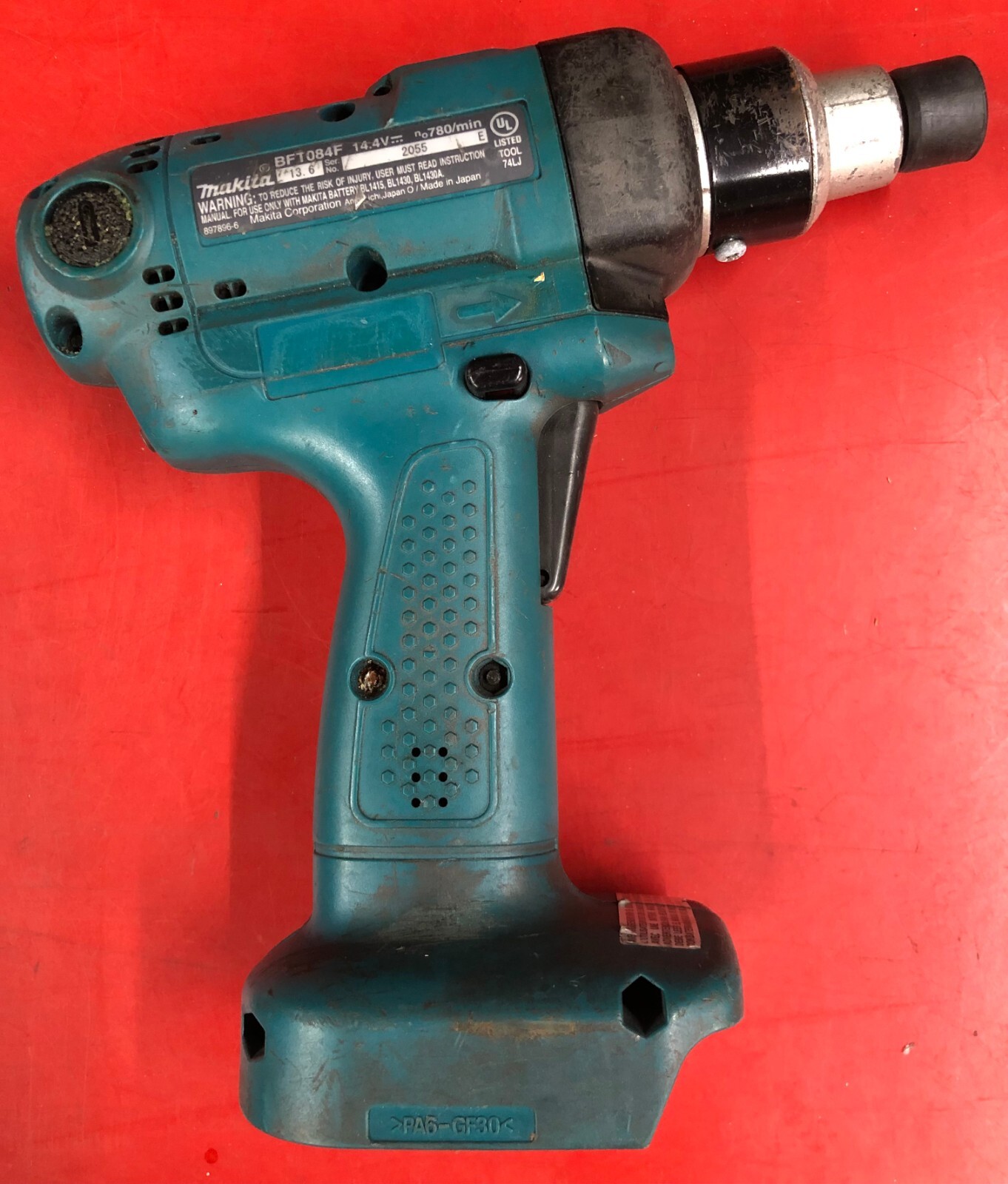 MAKITA BFT084F CORDLESS ADJUSTABLE TORQUE 3-8Nm DRIVER 1/4" HEX 14.4V TOOL ONLY
