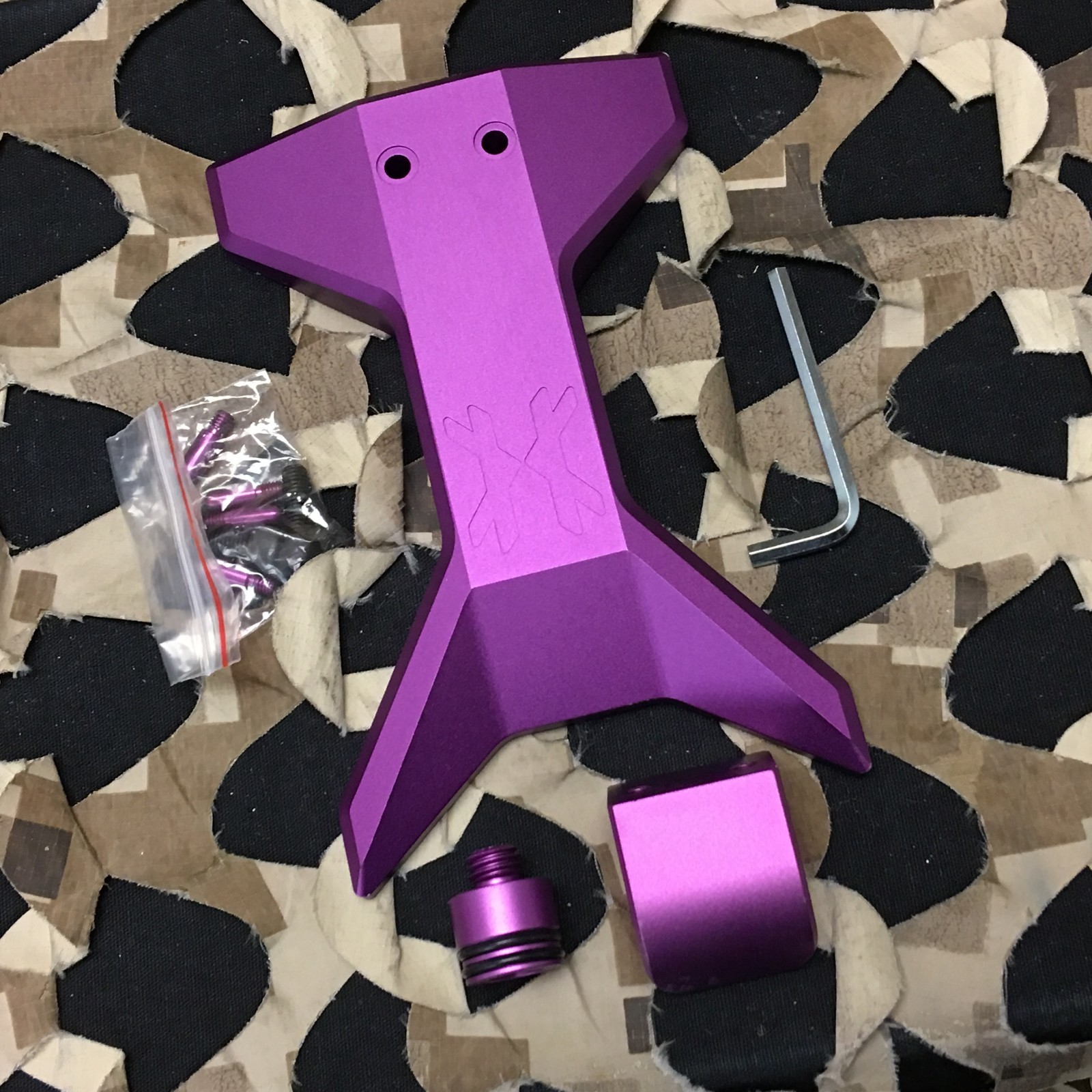 NEW HK Army Universal Paintball Marker Gun Stand - Dust Purple