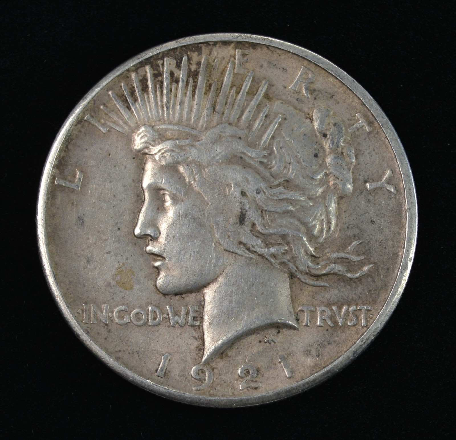 1921 Peace Dollar $1- Xtra Fine (XF) High Relief-Key Date of Series