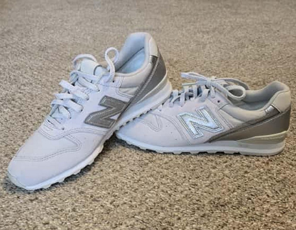 New Balance 996 x J. Crew Womens Size 8.5 Running Shoes Gray Silver Sneakers