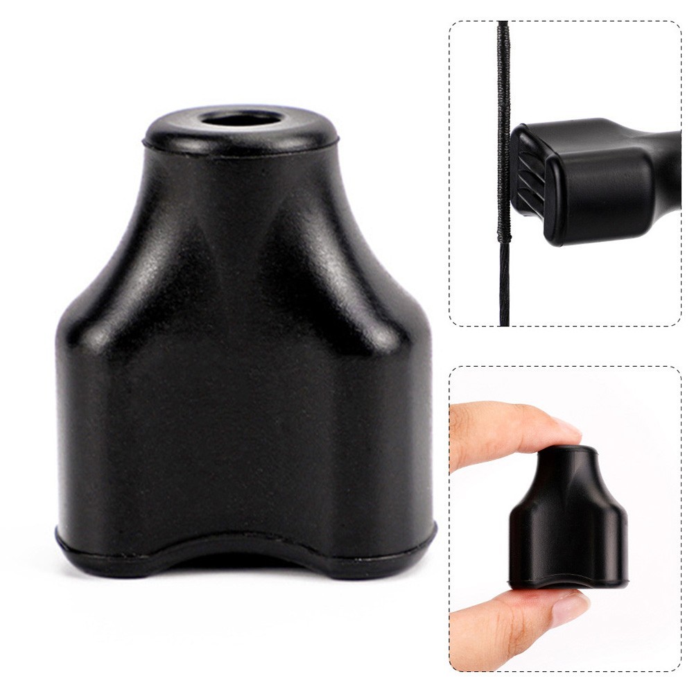 Long lasting performance rubber shock absorber for bowstring maintenance