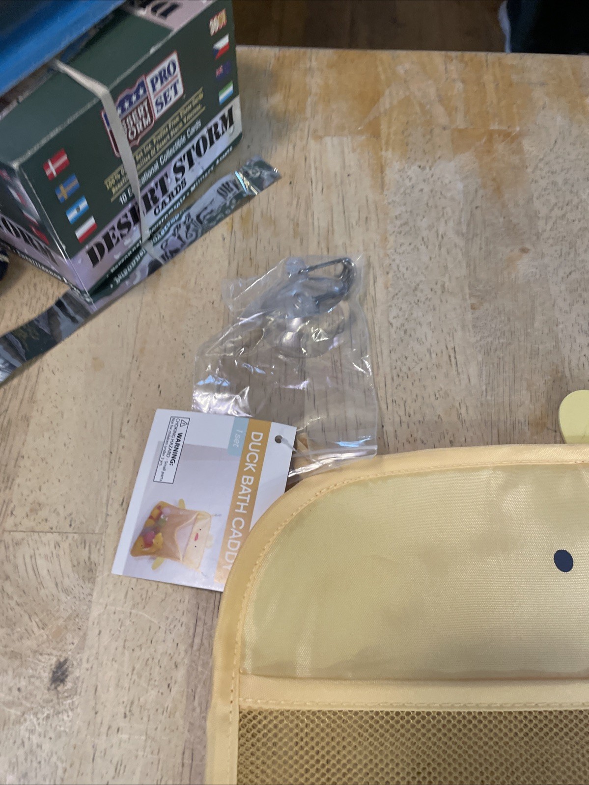 Kids Bath Caddy Yellow Duck NEW NWT