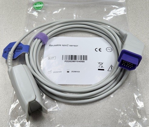 Nihon Kohden Compatible Direct-Connect SpO2 Sensor - Adult Clip
