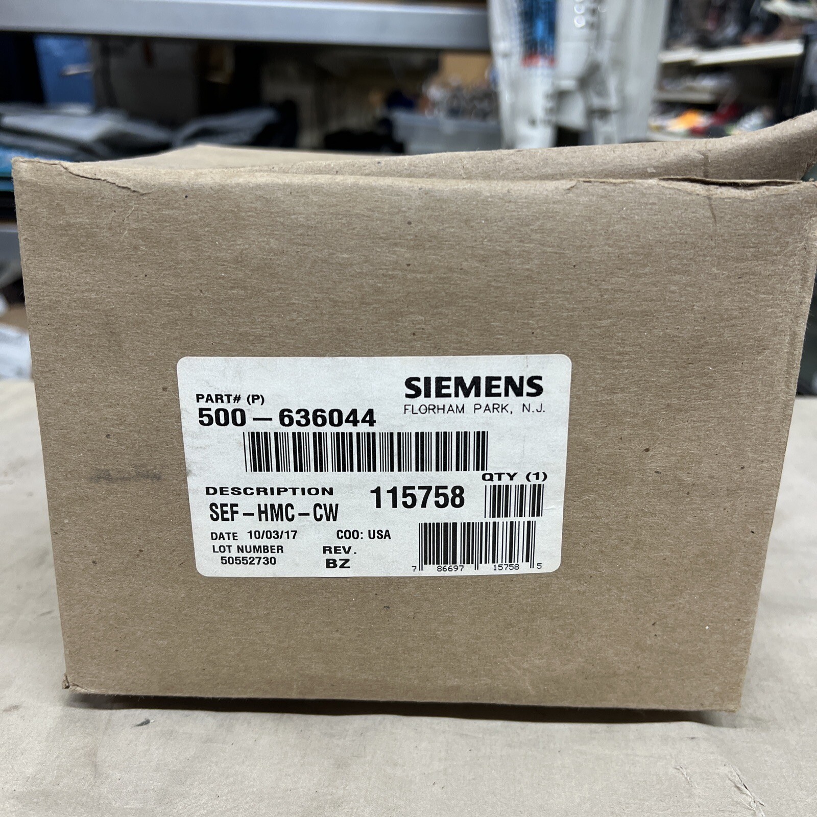 Siemens SEF-HMC-CW Speaker Strobe 500-636044  115758