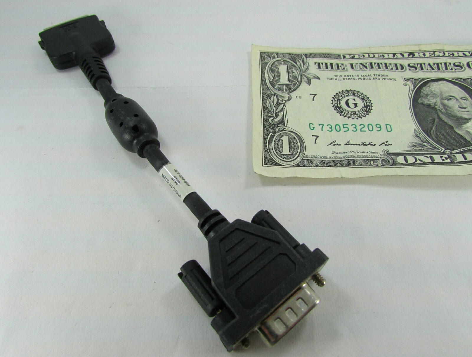 New Intermec 6" Adapter Cable Hirose to DB9M Serial with ThumbScrews 321-584-004