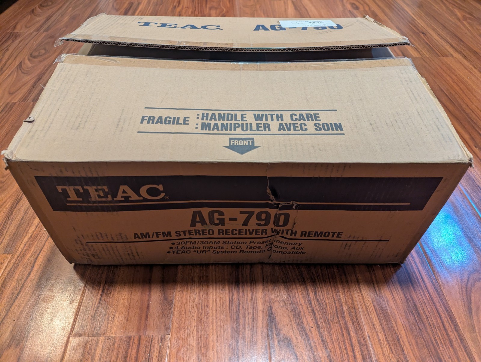 Vintage TEAC AG-790 AM/FM Stereo Receiver Black 100W NEW IN BOX! RARE